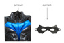 Image de Titans Nightwing Dick Grayson Cosplay Costume 3D combinaison pour enfants C00508