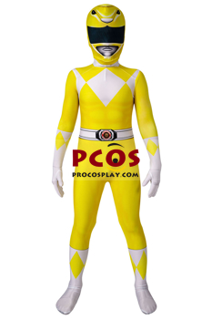 Детский костюм для косплея с изображением рейнджеров Power Rangers Tiger Ranger Boy C00506