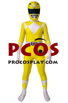 Детский костюм для косплея с изображением рейнджеров Power Rangers Tiger Ranger Boy C00506