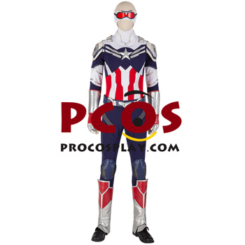 Picture of The Falcon and the Winter Soldier Sam Wilson New Captain America Cosplay Costume Knit Version C00519