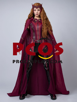 Picture of 【Flash Sale 】New Show WandaVision Scarlet Witch Wanda Finale Cosplay Costume C00296 Knit Version