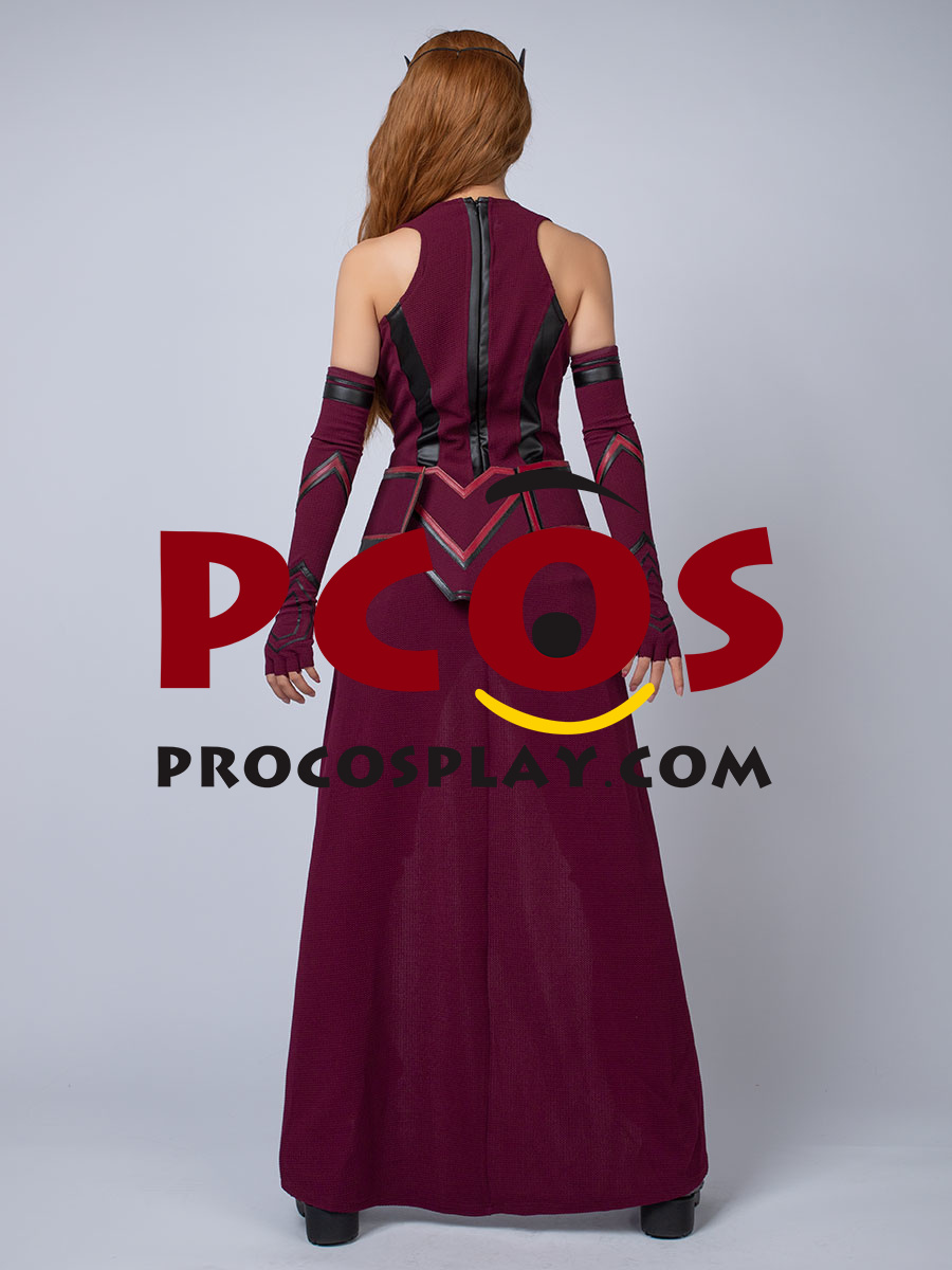 New Show WandaVision Scarlet Witch Wanda finale Cosplay Costume C00296