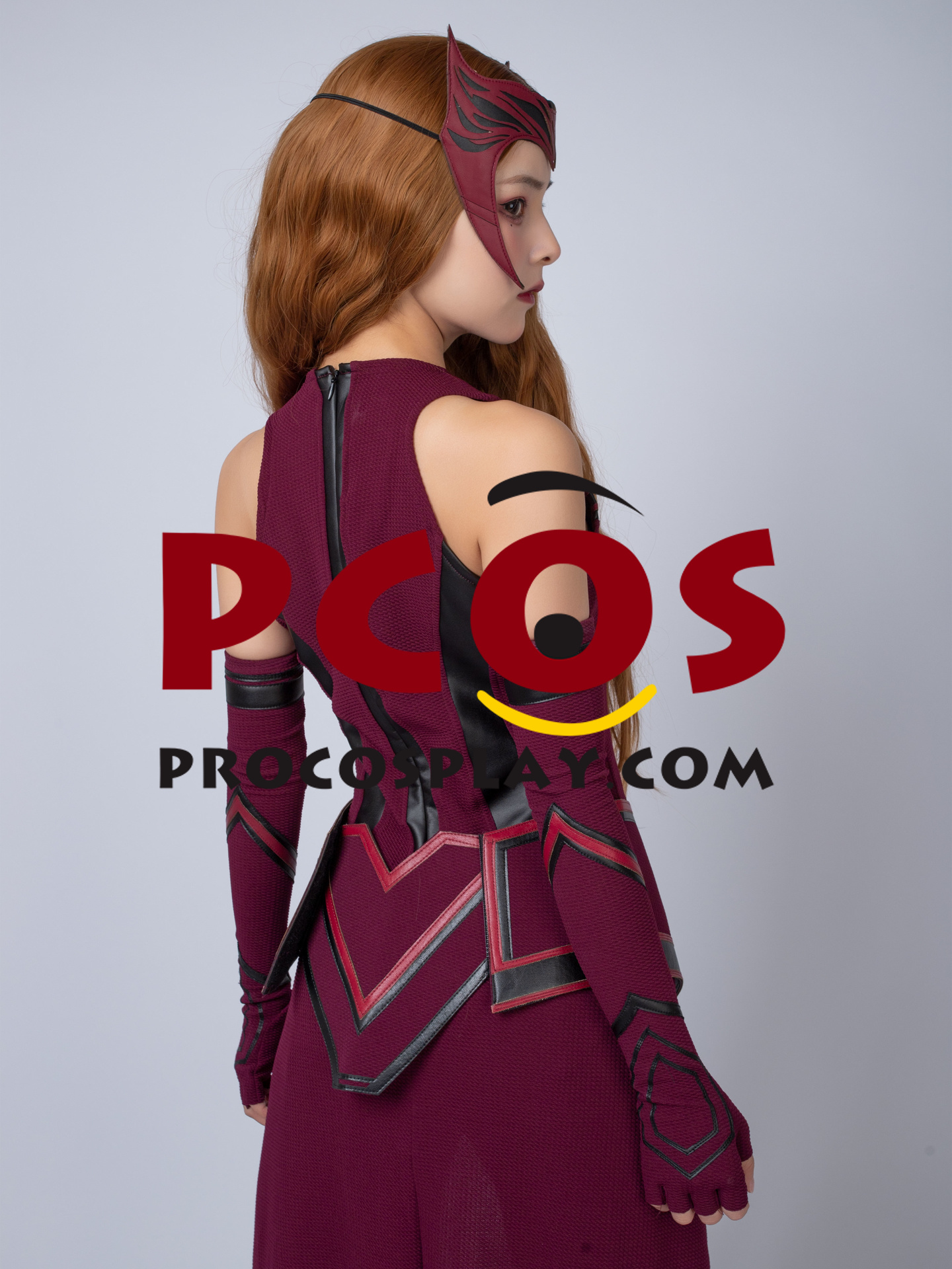 New Show WandaVision Scarlet Witch Wanda finale Cosplay Costume C00296