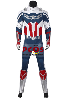 Photo du faucon et du soldat d'hiver Sam Wilson Captain America Cosplay Costume C00460