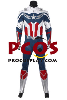 Bild des Falken und des Wintersoldaten Sam Wilson Captain America Cosplay Kostüm C00460