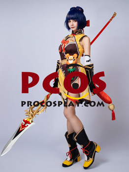 Picture of Genshin Impact  Xiangling Cosplay Costume C00158-A