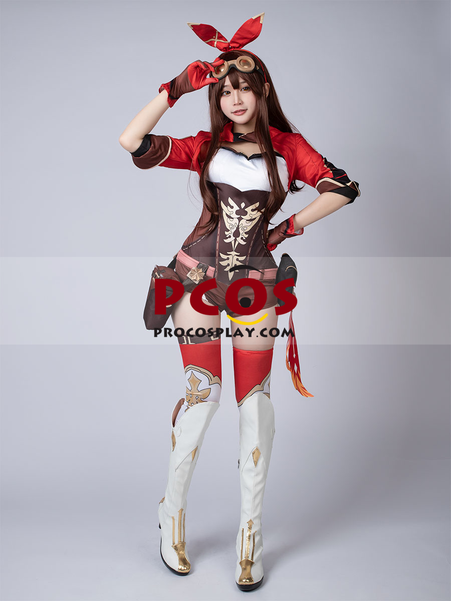 Genshin Impact Gliding Champion Amber Costume C00159 Best Cosplay Costumes Online Shop