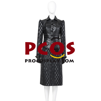 Image de Cruella 2021 Cruella De Vil Costume Noir Costume Cosplay C00544