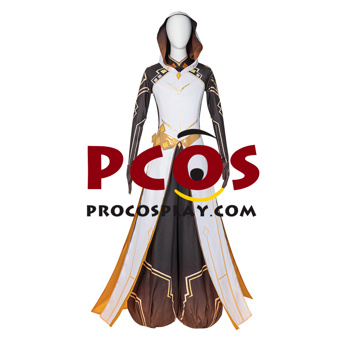 Photo de Genshin Impact Zhongli Cosplay Costume C00548-A