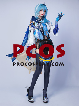 Picture of Ready to Ship Genshin Impact Eula Cosplay Costume Jacquard  Version C00445-AA