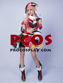 Picture of Game Genshin Impact Yanfei Cosplay Costume Upgraded Version C00480-AA