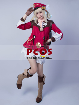 Immagine della promozione pronta per la spedizione Genshin Impact Klee Costume cosplay con borsa C00513