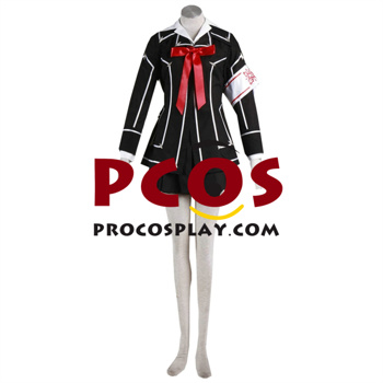 Picture of Ready to Ship Vampire Knight Cross Yuki Cosplay Costumes Black uniform mp000768