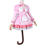 Picture of Nekopara Chocola Cosplay Costume Pink Maid Outfit C00657