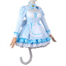 Picture of Nekopara Vanilla Cosplay Costume Blue Maid Outfit C00659