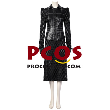 Image de Cruella 2021 Cruella De Vil Costume Noir Costume Cosplay C00744