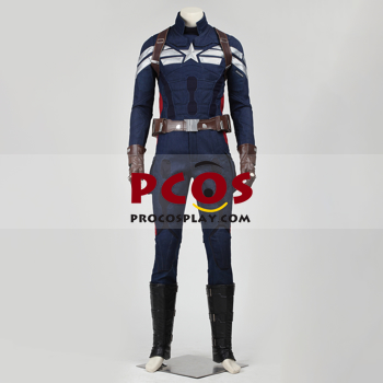 Captain America:The Winter Soldier Steve Rogers Cosplay Costume Outfit Full Set 