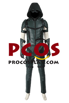 Immagine di Green Arrow Stagione 4 Oliver Queen Cosplay Costume C00774