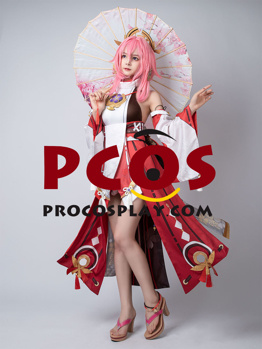 Photo de Jeu Genshin Impact Yae Miko Cosplay Costume C00635-A