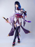 Immagine di Genshin Impact Baal Electro Archon Raiden Shogun Costume Cosplay C00685-A