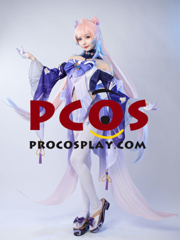 Picture of Ready to Ship Genshin Impact Sangonomiya Kokomi Cosplay Costume C00688-A