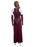 Immagine di Pronto per la spedizione Nuovo spettacolo WandaVision Scarlet Witch Wanda Finale Costume Cosplay C00296 Versione in maglia