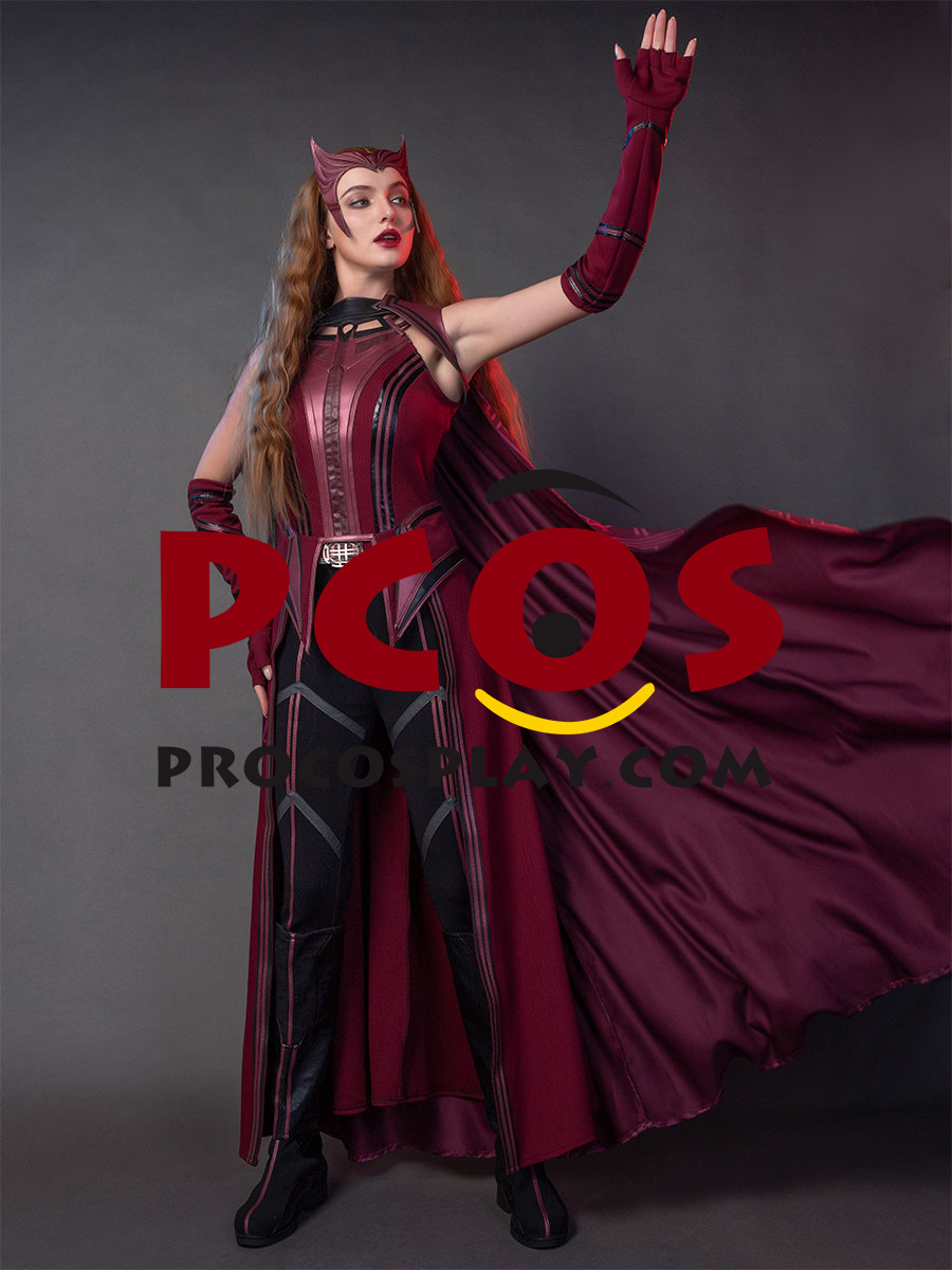 Ready to Ship WandaVision Scarlet Witch Wanda Finale Cosplay Costume