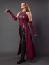 Imagen de listo para enviar WandaVision Scarlet Witch Wanda Finale Disfraz de Cosplay C00323 Versión de punto