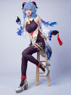 Imagen de listo para enviar Genshin Impact Ganyu Cosplay disfraz Jacquard versión C00524-AA