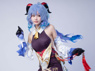 Imagen de listo para enviar Genshin Impact Ganyu Cosplay disfraz Jacquard versión C00524-AA