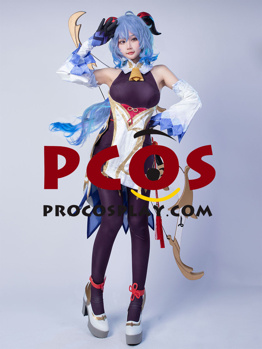 Imagen de Genshin Impact Ganyu Cosplay disfraz Jacquard versión C00524-AA