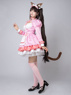 Picture of Nekopara Chocola Cosplay Costume Pink Maid Outfit C00657