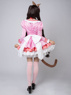 Immagine di Nekopara Chocola Costume Cosplay Costume da cameriera rosa C00657