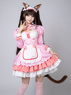 Picture of Nekopara Chocola Cosplay Costume Pink Maid Outfit C00657