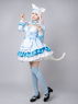 Picture of Nekopara Vanilla Cosplay Costume Blue Maid Outfit C00659