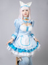 Picture of Nekopara Vanilla Cosplay Costume Blue Maid Outfit C00659