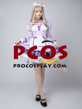 Picture of Nekopara Coconut Cosplay Costume Purple Maid Outfit C00660