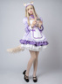 Picture of Nekopara Coconut Cosplay Costume Purple Maid Outfit C00660