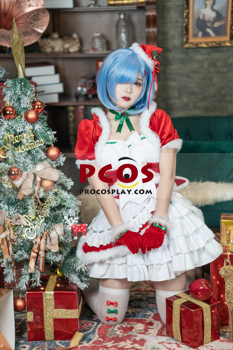Bild von Re:Life in a different world from zero Rem Christmas Cosplay Kostüm C00881