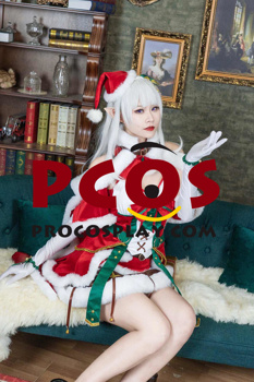 Picture of Emilia Christmas Cosplay Costume  C00882