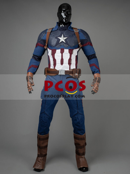 Photo de prêt à expédier Endgame Captain America Steve Rogers Cosplay Costume Specials Version mp005361
