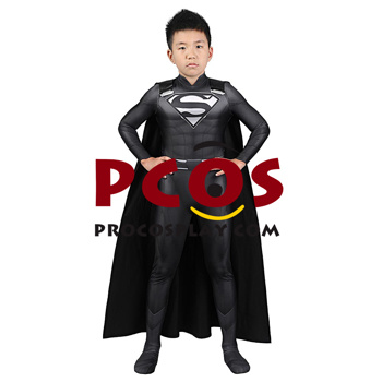 Picture of Crisis on Infinite Earths Superman Clark Kent Cosplay Costume Only for Kids  C00942