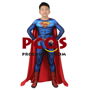 Picture of Superman and Lois Superman Cosplay Costume for Kids C00960