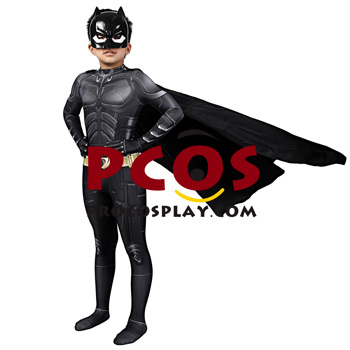 Picture of The Dark Knight Rises Batman Bruce Wayne Cosplay Costume For Kids C00987