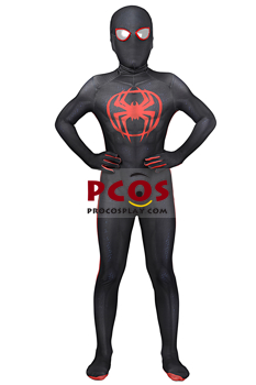 Picture of Spider-Man: Across the Spider-Verse Miles Morales Cosplay Costume For Kids C01009