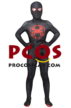 Picture of Spider-Man: Across the Spider-Verse Miles Morales Cosplay Costume For Kids C01009