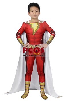 Picture of Shazam! Fury of the Gods Billy Batson Cosplay Costume For Kids C01010