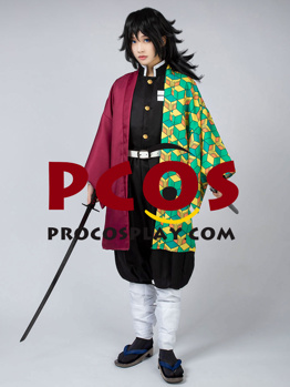 Bild von Kimetsu n0 Yaiba Giyu Cosplay-Kostüm mp005109