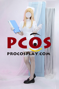 Picture of My Dress-Up Darling Kitagawa Marin White Nurse Cosplay Costume C01083