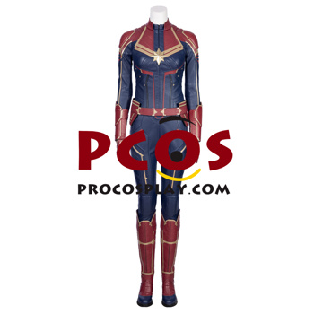 Image du nouveau Costume de Cosplay Carol Danvers C01135 Version bleu foncé